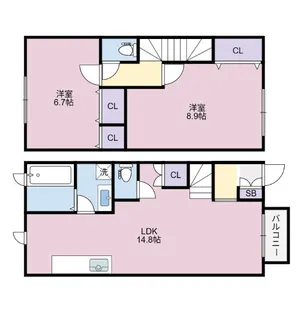 リブライフ藍住の間取り