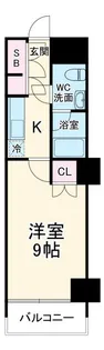 スクエア名駅南【5階】の間取り