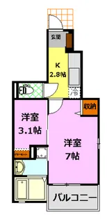 パールS【1階】の間取り