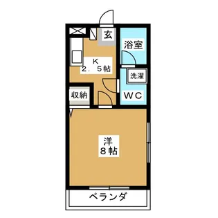 フルリール【1階】の間取り