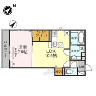 estrela【2階】の間取り