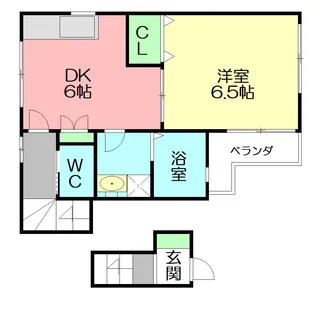 アメニティF【2階】の間取り
