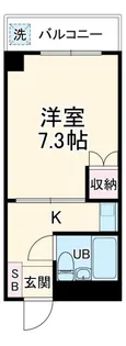 MS野毛ビル【3階】の間取り