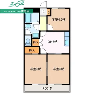 コーポロイヤル【1階】の間取り