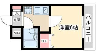 エスリード新大阪第3【7階】の間取り