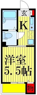 フォセット松戸・上本郷【2階】の間取り