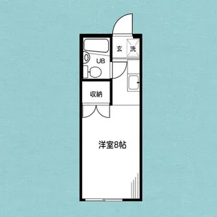 コーポ青山【2階】の間取り
