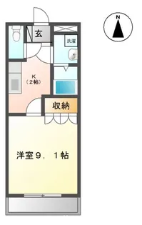 ディア コート A【1階】の間取り