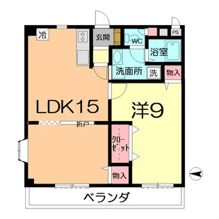 ウィルコート大宮【2階】の間取り