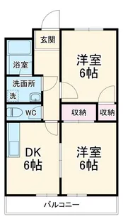 クイーンカピオラニ【3階】の間取り
