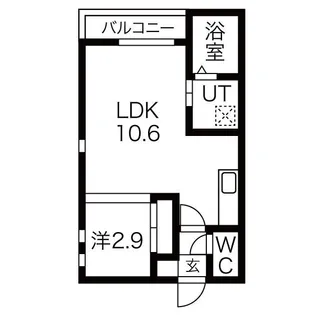 Grandticアビタ中村公園【1階】の間取り