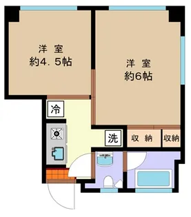 第3高山ハウス【2階】の間取り