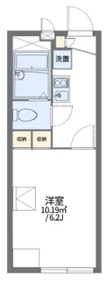 レオパレスみすずが丘【1階】の間取り