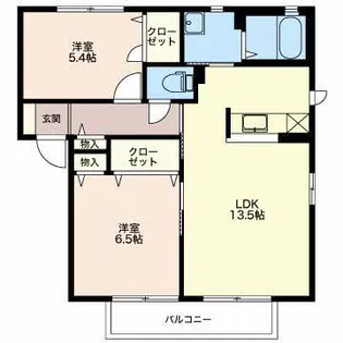 グランコート?B【2階】の間取り