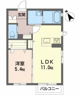 シャーメゾンラルーチェ【2階】の間取り