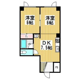 ハトヤ第10ビル【2階】の間取り
