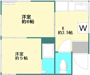 山本荘【1階】の間取り