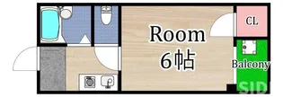 リバティ京橋【3階】の間取り
