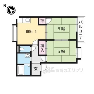 パークヒルズ21A棟【1階】の間取り