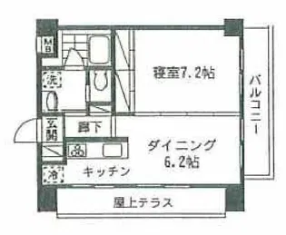 ラフィネ小竹向原【5階】の間取り