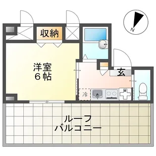 K1ビル【6階】の間取り
