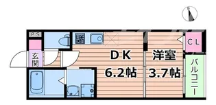 ハーモニーテラス鴫野東【3階】の間取り