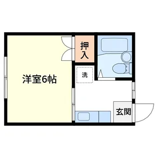 コーポアキラ【1階】の間取り