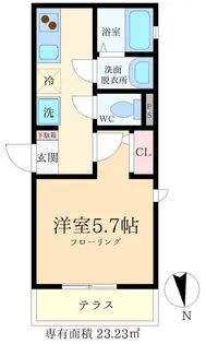 メゾン・ド・アッシュ【1階】の間取り