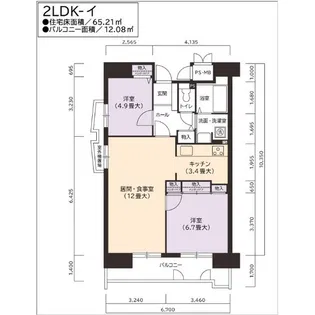 URアーバンラフレ金山【11階】の間取り