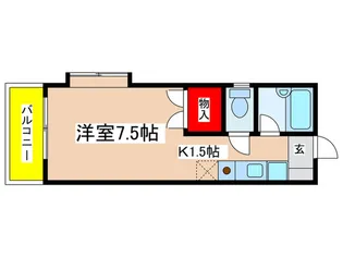 パ-プルハイツ【2階】の間取り
