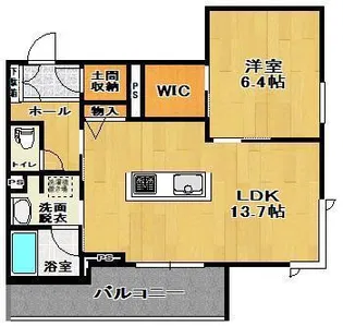 アリビオ本町【3階】の間取り