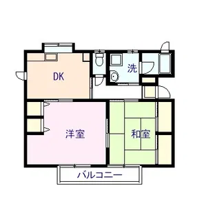 ハイツ中島【2階】の間取り