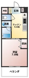 てだこ駅前マンション【3階】の間取り