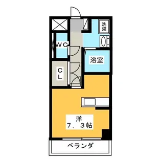 山の手ハウス【4階】の間取り