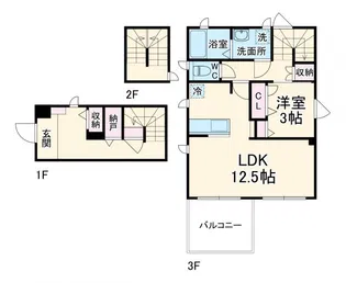 ソレイユ【3階】の間取り