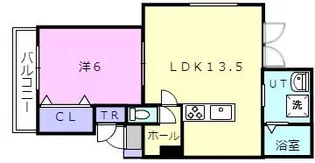 PURE GOLD【1階】の間取り