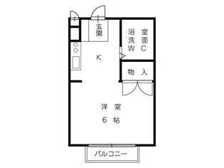 ラリーグラス浅間【1階】の間取り