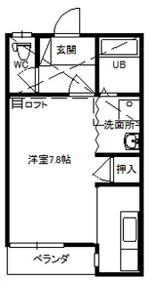 コーポラスリフレイン【1階】の間取り