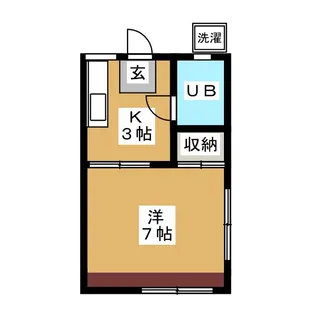 パールハイツ白幡【1階】の間取り