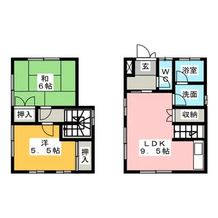 三重県伊勢市浦口3【一戸建】の間取り