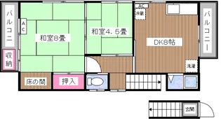 中村方【2階】の間取り