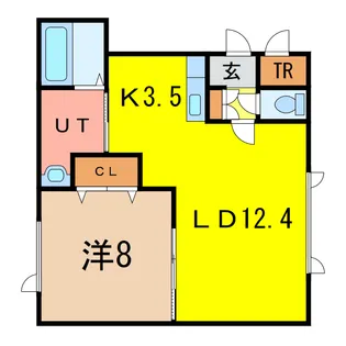 Lavita 神居【2階】の間取り