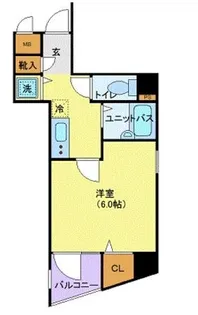 XEBEC中延【4階】の間取り