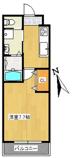 グランドソレイユII【1階】の間取り