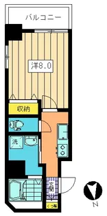 アビタシオン戸越【4階】の間取り