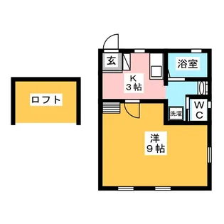 メゾンドアンジュ【2階】の間取り