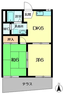 京都府木津川市相楽神後原【アパート】の間取り