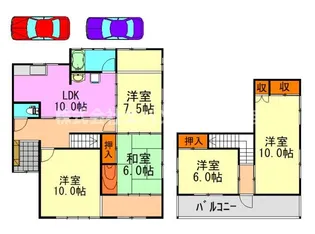千葉県千葉市中央区仁戸名町【一戸建】の間取り