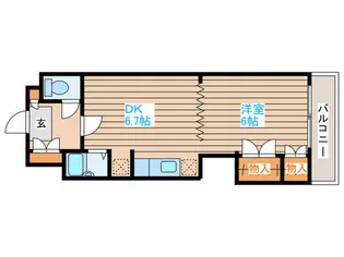 ペルドゥエ-プス本郷【2階】の間取り