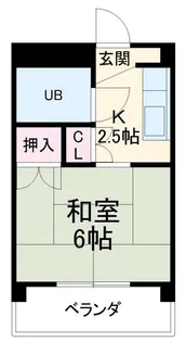 サンライフ堂坂A【2階】の間取り